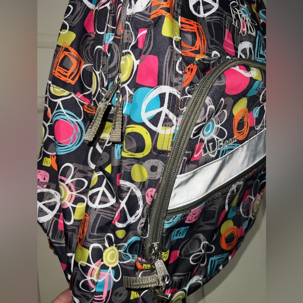 L.L. Bean Multicolor Patterned Backpack - image 2